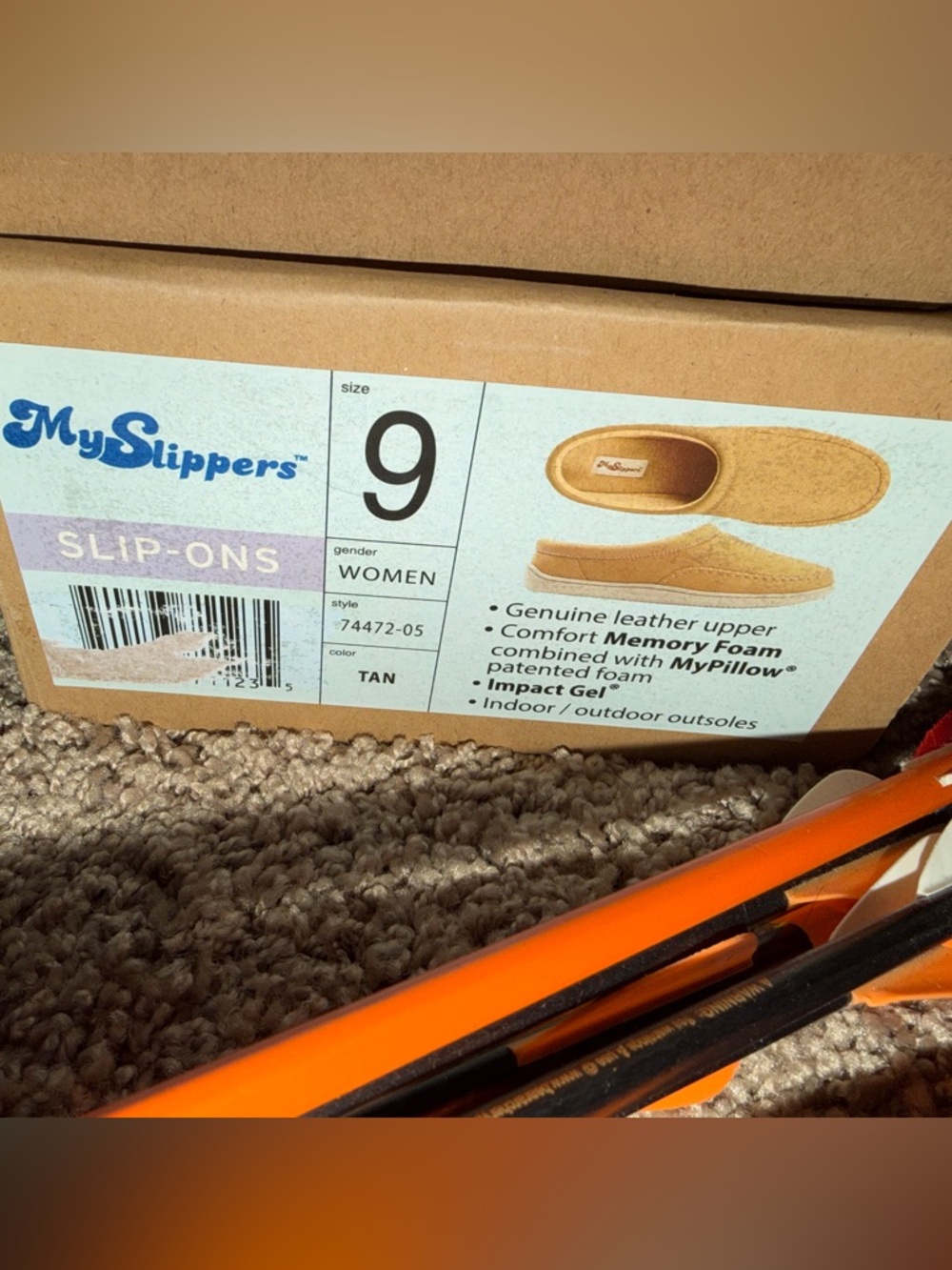 MySlippers Women's Tan‎ Slip-Ons